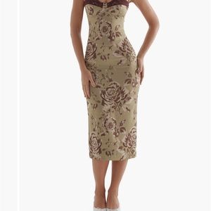 Beautiful HOUSE OF CB midi bustier dress never been worn!